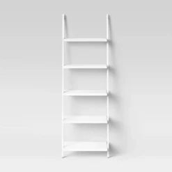 72" Loring 5 Shelf Leaning Bookshelf - Threshold™ -WarmWhisper Store GUEST a23b32cc a606 41b2 a0b1 43ad83a8d609