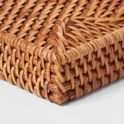 Rattan Tray Light Brown - Threshold™ -WarmWhisper Store GUEST a483bb96 0859 4ec8 b99d c4c54db21101