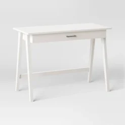Paulo Wood Writing Desk With Drawer - Threshold™ -WarmWhisper Store GUEST a543858c 3305 4628 9eb1 fcacf205e748