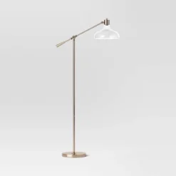 Crosby Bell Floor Lamp Brass With Glass Shade - Threshold™ -WarmWhisper Store GUEST a56aefbc c219 4e3d a609 84cc3103cc5e