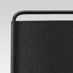 Ward Sling Metal Counter Height Barstool Black Faux Leather - Threshold™ -WarmWhisper Store GUEST a6060c85 f4a0 4e8c 8bad 4440426f5ad6