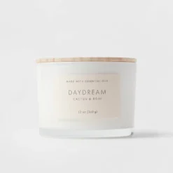 Wood Lidded Glass Wellness Daydream Candle - Threshold™ -WarmWhisper Store GUEST a7e1807b 0d8a 4b7c 968f 12e8206ee55d