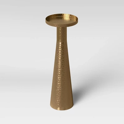 Alester Round Hammered Metal Drink Table Brass - Threshold™ Alester Round Hammered Metal Drink Table Brass - Threshold™ -WarmWhisper Store GUEST a8d078cd a6cc 4ea3 9d2b 5be36cad57ce