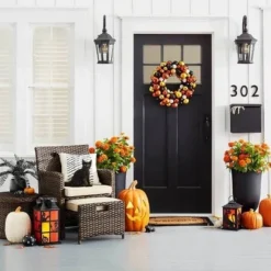 Halsted 5pc Wicker Small Space Patio Furniture Set - Threshold -WarmWhisper Store GUEST aaa1ed24 5cf3 4083 87f5 c22833e0d51d