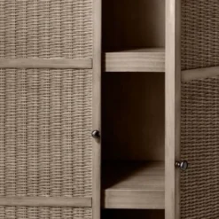 Brandeis Woven Cabinet Brown - Threshold™ Designed With Studio McGee -WarmWhisper Store GUEST ab3e6001 2a20 47f1 b154 408774d065e9