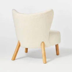 Sculpted Faux Shearling Accent Chair Cream - Threshold™ Designed With Studio McGee 2 Sculpted Faux Shearling Accent Chair Cream - Threshold™ Designed With Studio McGee -WarmWhisper Store GUEST ab910c40 8928 443c b873 4204bceb8dee