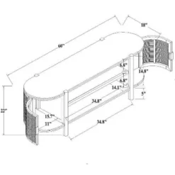 Portola Hills Caned Door TV Stand For TVs Up To 60" - Threshold™ Designed With Studio McGee -WarmWhisper Store GUEST aba2ea09 33b5 40d8 8eb5 a81996af25bb