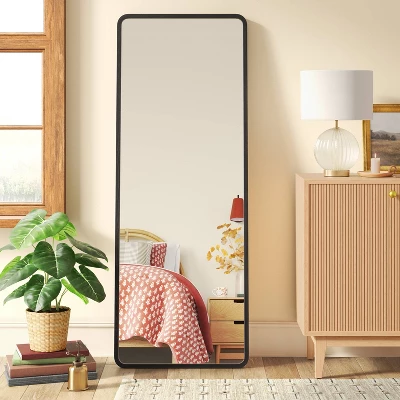 22" x 60" Rounded Corner Wood Leaner Mirror - Threshold™ 22" X 60" Rounded Corner Wood Leaner Mirror - Threshold™ -WarmWhisper Store GUEST ad4bcdf9 1476 4cc0 88d4 0595c46a8550