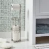 4 Roll Reserve Plus Freestanding Toilet Tissue Holder Silver - Threshold™