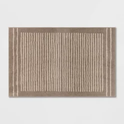 2'6"x4' Washable Knitted Stripe Accent Rug - Threshold™ -WarmWhisper Store GUEST aef6cd95 a564 4f19 8b4e 204de8b7e707