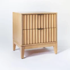 Thousand Oaks Wood Scalloped End Table With Drawers - Threshold™ Designed With Studio McGee -WarmWhisper Store GUEST b1016a0e 6edf 4061 a9c6 028465971ed1