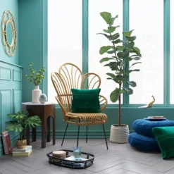 Avocet Rattan Fan Back Accent Chair - Threshold™ -WarmWhisper Store GUEST b4230e92 292e 47c5 9560 3c0012d9b185