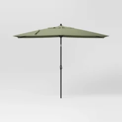 10'x6' Rectangular Market Patio Umbrella - Black Pole - Threshold™ -WarmWhisper Store GUEST b45ccdfe 1dde 434c a118 14d97653a266