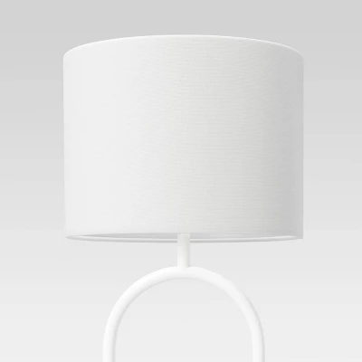 Ring Base Floor Lamp White (Includes LED Light Bulb) - Threshold™ Ring Base Floor Lamp White (Includes LED Light Bulb) - Threshold™ -WarmWhisper Store GUEST b5370ec0 46ea 4afe b39e 7e1133de6489