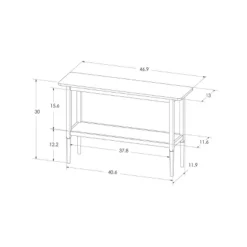 Gretna Narrow Console Table Natural - Threshold™ -WarmWhisper Store GUEST b7d8608f 12ef 4698 94da 334982ec016f