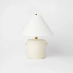 Ceramic Table Lamp With Knob Tan - Threshold™ Designed With Studio McGee -WarmWhisper Store GUEST b7dfaaa6 e824 4c80 bd36 908a1c6c15b1