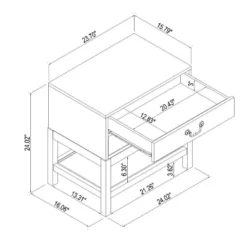 Elmira Nightstand Brown - Threshold™ Designed With Studio McGee 6 Elmira Nightstand Brown - Threshold™ Designed With Studio McGee -WarmWhisper Store GUEST ba23a28f 8b95 42ea acce 9cc3df7af05f