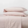 300 Thread Count Organic Cotton Solid Sheet Set - Threshold