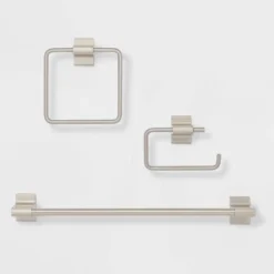 3pc Modern Bath Hardware Set - Threshold™ -WarmWhisper Store GUEST bd4035e8 0cd5 43ff 963d ceffa951d417