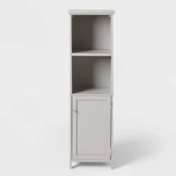 Wood Linen Tower Gray - Threshold™