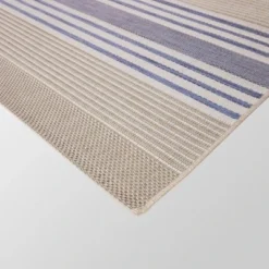Sand Stripe Outdoor Rug Blue - Threshold™ -WarmWhisper Store GUEST be5a23a4 e4eb 4a24 99a5 fd53a8d6e784