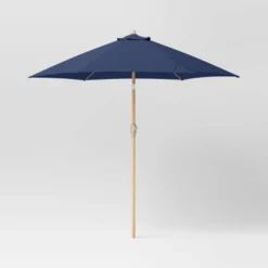 9'x9' Market Patio Umbrella - Light Wood Pole - Threshold™ 14 9'x9' Market Patio Umbrella - Light Wood Pole - Threshold™ -WarmWhisper Store GUEST be73022e d97d 40e5 9e1f 587397b2c049