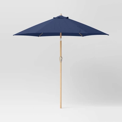 9'x9' Market Patio Umbrella - Light Wood Pole - Threshold™ 9'x9' Market Patio Umbrella - Light Wood Pole - Threshold™ -WarmWhisper Store GUEST be73022e d97d 40e5 9e1f 587397b2c049