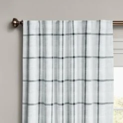 1pc Blackout Window Curtain Panel Gray - Threshold™