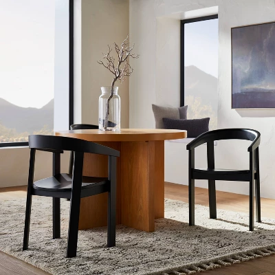 Terra Solid Wood Curved Back Dining Chair - Threshold™ designed with Studio McGee Terra Solid Wood Curved Back Dining Chair - Threshold™ Designed With Studio McGee -WarmWhisper Store GUEST c02dc7bd ed1f 45f3 b350 ba52ab6880f2