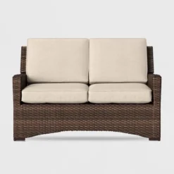 Halsted Wicker Patio Loveseat - Threshold 2 Halsted Wicker Patio Loveseat - Threshold -WarmWhisper Store GUEST c10eda52 f2ba 4abd b5cc 50b37118c7ba