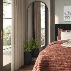 28" X 72" XL Arch Mirror Black - Threshold™