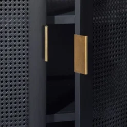 66" East Bluff Woven Cabinet Black - Threshold™ Designed With Studio McGee -WarmWhisper Store GUEST c257520a eec7 407a b715 3ee6acc782cd