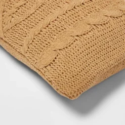 Oversized Cable Knit Chenille Throw Pillow - Threshold™ -WarmWhisper Store GUEST c326d2d5 b319 42ab 92b1 ef4f1bc0e54f