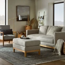 Woodland Hills Wood Base Sofa Light Gray - Threshold™ Designed With Studio McGee -WarmWhisper Store GUEST c38cec81 1a6c 4015 ab10 83c689dddf83