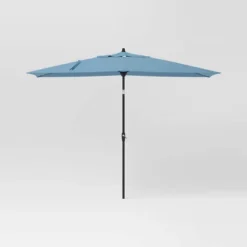 10'x6' Rectangular Market Patio Umbrella - Light Wood Pole - Threshold™ -WarmWhisper Store GUEST c46bc4f9 3f32 402d 915a b7c729e3726b