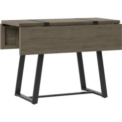 Brimfield Metal Base Extendable Dining Table Brown - Threshold™ -WarmWhisper Store GUEST c4bbb164 0ea0 4507 8b94 e6b05687e2be