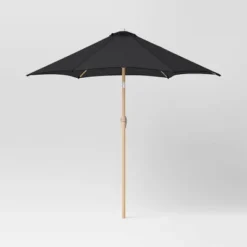 9'x9' Market Patio Umbrella - Light Wood Pole - Threshold™ 7 9'x9' Market Patio Umbrella - Light Wood Pole - Threshold™ -WarmWhisper Store GUEST c4c0bbb8 c405 41bf b52a c8a0a08399af