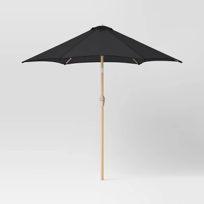 9'x9' Market Patio Umbrella - Light Wood Pole - Threshold™ 9'x9' Market Patio Umbrella - Light Wood Pole - Threshold™ -WarmWhisper Store GUEST c4c0bbb8 c405 41bf b52a c8a0a08399af