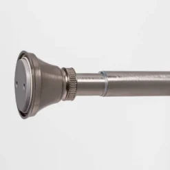 72" Rust Proof Stainless Steel Two-Way Mount Taper Finial Shower Curtain Rod Nickel - Threshold™ 2 72" Rust Proof Stainless Steel Two-Way Mount Taper Finial Shower Curtain Rod Nickel - Threshold™ -WarmWhisper Store GUEST c581ead5 e52b 44c2 a606 31f6d5a2ef6d