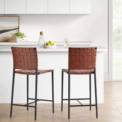 Wellfleet Woven Faux Leather Metal Base Counter Height Barstool - Threshold™ Wellfleet Woven Faux Leather Metal Base Counter Height Barstool - Threshold™ -WarmWhisper Store GUEST c67e930e c13c 40c6 a012 e52073826fef