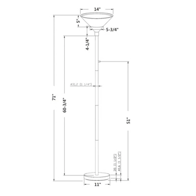 Torchiere Floor Lamp with Glass Shade - Threshold™ Torchiere Floor Lamp With Glass Shade - Threshold™ -WarmWhisper Store GUEST c7fec30d 8931 49bc 9a02 88a2579d0c38