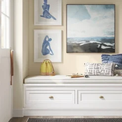 36" X 36" Blue Sky Landscape Framed Canvas - Threshold™