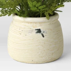 Artificial Small Fern In Cement Pot Green - Threshold™ Designed With Studio McGee -WarmWhisper Store GUEST c9820dce aaed 438e a810 15db6255d95d