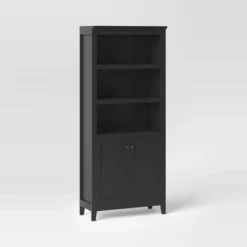 72" Carson 5 Shelf Bookcase With Doors - Threshold™ -WarmWhisper Store GUEST c99ab1ed 236d 46d0 bdd4 3e4025da50bb