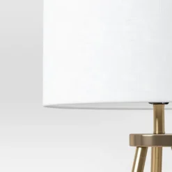 Ellis Tripod Floor Lamp Brass - Threshold™ -WarmWhisper Store GUEST ca8edc76 37b7 4452 b5bf 944f0eb86613
