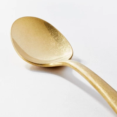 5pc Stainless Steel Flatware Set Gold - Threshold™ designed with Studio McGee 5pc Stainless Steel Flatware Set Gold - Threshold™ Designed With Studio McGee -WarmWhisper Store GUEST cb4c8862 2f14 4031 a6b1 728d6453de38