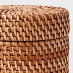 Rattan Canister Light Brown - Threshold™ -WarmWhisper Store GUEST cb95474e b0b2 4f95 af84 dec5219a4207