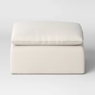 Haven French Seam Modular Sectional Sofa Cream (Ottoman Piece) - Threshold™ Haven French Seam Modular Sectional Sofa Cream (Ottoman Piece) - Threshold™ -WarmWhisper Store GUEST cda6ef1f 7688 4323 8387 59254b321374