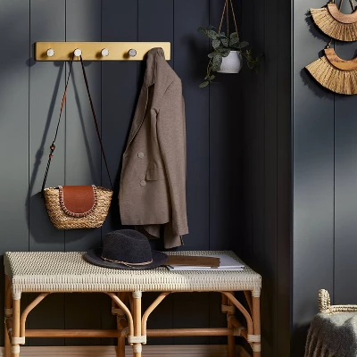 Metal and Faux Marble 5 Hooks Gold - Threshold™ Metal And Faux Marble 5 Hooks Gold - Threshold™ -WarmWhisper Store GUEST ce11dc7d 5874 433f bc41 2342e3d07509