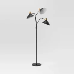 3-Head Floor Lamp Black - Threshold™ -WarmWhisper Store GUEST d021391c d6a0 4691 8c04 2edeeeaa33be